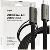 RINGKE USB 3.2 GEN 2X2 TYPE-C KABEL PD240W 200CM ČRN