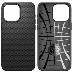 Spigen SPIGEN LIQUID AIR IPHONE 15 PRO MAT ČRNA