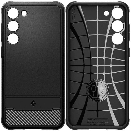 Spigen SPIGEN RUGGED ARMOR GALAXY S23 MAT ČRNA