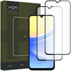 Hofi KALJENO STEKLO HOFI GLASS PRO+ 2-PACK GALAXY A15 4G / 5G / A25 5G ČRN