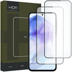 Hofi KALJENO STEKLO HOFI GLASS PRO+ 2-PACK GALAXY A35 / A55 5G ČRNO