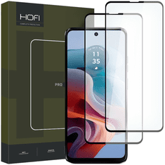 Hofi KALJENO STEKLO HOFI GLASS PRO+ 2-PACK MOTOROLA MOTO G34 5G ČRNA