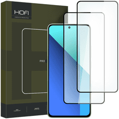 Hofi KALJENO STEKLO HOFI GLASS PRO+ 2-PACK XIAOMI REDMI NOTE 13 4G / LTE ČRN