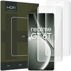 Hofi KALJENO STEKLO HOFI UV GLASS PRO+ 2-PACK REALME GT 6 / GT 6T CLEAR