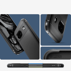 Spigen OVITEK SPIGEN RUGGED ARMOR ZA GOOGLE PIXEL 8A - MAT ČRN