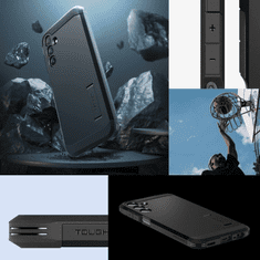 Spigen OVITEK SPIGEN RUGGED ARMOR ZA SAMSUNG GALAXY A15 4G / 5G - ČRN