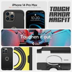 Spigen OVITEK SPIGEN TOUGH ARMOR MAGSAFE ZA IPHONE 14 PRO MAX - ČRN