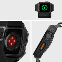 Spigen SPIGEN LITE FIT PRO ETUI S PAŠČKOM ZA APPLE WATCH 4 / 5 / 6 / 7 / 8 / 9 / SE (44 / 45 MM) - MAT ČRNA