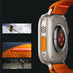 Spigen SPIGEN FIT LITE ULTRA APPLE WATCH 4 / 5 / 6 / 7 / 8 / SE / ULTRA (42 / 44 / 45 / 49 MM) ORANŽNA