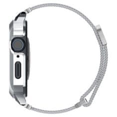 Spigen SPIGEN METAL FIT "PRO" APPLE WATCH 4 / 5 / 6 / 7 / 8 / SE (44 / 45 MM) SREBRNA