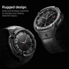 Spigen SPIGEN RUGGED ARMOR "PRO" GALAXY WATCH 6 CLASSIC (43 MM) ČRNA