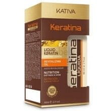 Kativa Kativa - Keratina Liquid Keratin - Olej pro hebkost a lesk vlasů 60ml 