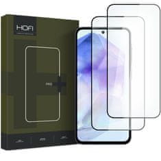 Hofi KALJENO STEKLO HOFI GLASS PRO+ 2-PACK GALAXY A35 / A55 5G ČRNO