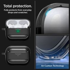 Spigen SPIGEN RUGGED ARMOR APPLE AIRPODS PRO 1 / 2 MAT ČRNA