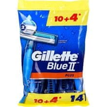 Gillette Gillette - Blue2 Plus ( 10 + 4 pcs ) - Men's disposable razors 