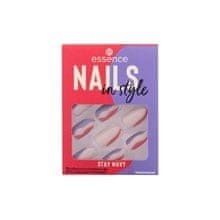 Essence Essence - Nails In Style ( 12 ks ) - Umělé nehty se samolepícími polštářky 