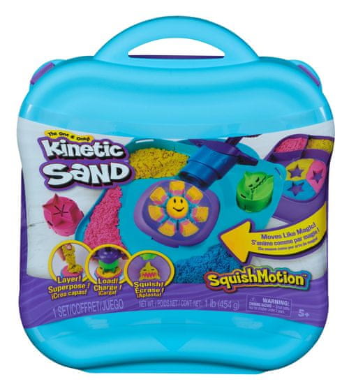 Kinetic Sand Squishmotion kinetični pesek set