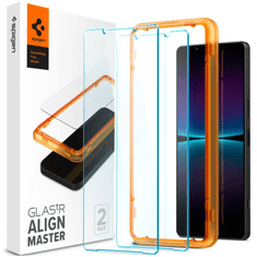 Spigen KALJENO STEKLO SPIGEN ALM GLAS.TR 2-PACK SONY XPERIA 1 VI CLEAR