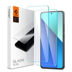 Spigen KALJENO STEKLO SPIGEN GLAS.TR SLIM 2-PACK XIAOMI REDMI NOTE 13 4G / LTE CLEAR