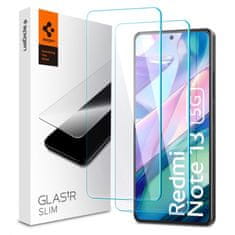 Spigen KALJENO STEKLO SPIGEN GLAS.TR SLIM 2-PACK XIAOMI REDMI NOTE 13 5G CLEAR