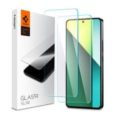 Spigen KALJENO STEKLO SPIGEN GLAS.TR SLIM 2-PACK XIAOMI REDMI NOTE 13 PRO 5G CLEAR