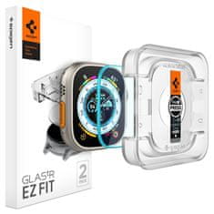 Spigen KALJENO STEKLO SPIGEN GLAS.TR "EZ FIT" 2-PACK APPLE WATCH ULTRA (49 MM) CLEAR