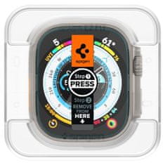 Spigen KALJENO STEKLO SPIGEN GLAS.TR "EZ FIT" 2-PACK APPLE WATCH ULTRA (49 MM) CLEAR