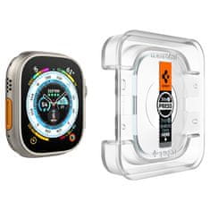 Spigen KALJENO STEKLO SPIGEN GLAS.TR "EZ FIT" 2-PACK APPLE WATCH ULTRA (49 MM) CLEAR