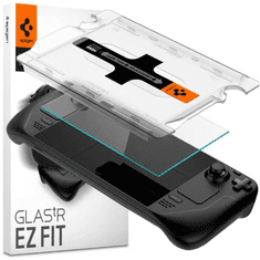 Spigen KALJENO STEKLO SPIGEN GLAS.TR "EZ FIT" STEAM DECK CLEAR