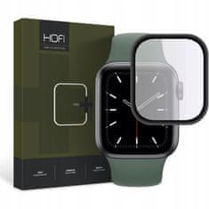 Hofi HOFI HIBRIDNA STEKLENA URA APPLE WATCH 4 / 5 / 6 / SE (44MM) ČRNA