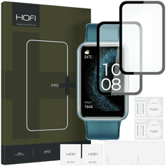 Hofi HOFI HYBRID PRO+ HYBRID GLASS 2-PACK HUAWEI WATCH FIT SE ČRNA