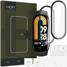 Hofi HIBRIDNO STEKLO HOFI HYBRID PRO+ 2-PACK XIAOMI SMART BAND 8 / 8 NFC ČRNO