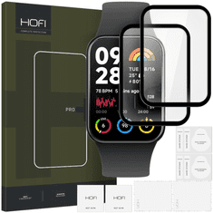 Hofi HYBRID STEKLO HOFI HYBRID PRO+ 2-PACK XIAOMI SMART BAND 8 PRO BLACK