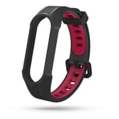 Tech-protect TECH-PROTECT ARMOR XIAOMI MI SMART BAND 5 / 6 / 6 NFC ČRNA/RDEČA