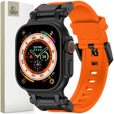 Tech-protect TECH-PROTECT DELTA PRO APPLE WATCH 4 / 5 / 6 / 7 / 8 / 9 / SE / ULTRA 1 / 2 (42 / 44 / 45 / 49 MM) ORANŽNA/ČRNA