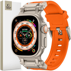 Tech-protect TECH-PROTECT DELTA PRO APPLE WATCH 4 / 5 / 6 / 7 / 8 / 9 / SE / ULTRA 1 / 2 (42 / 44 / 45 / 49 MM) ORANŽNA/TITAN