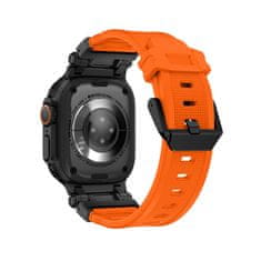 Tech-protect TECH-PROTECT DELTA PRO APPLE WATCH 4 / 5 / 6 / 7 / 8 / 9 / SE / ULTRA 1 / 2 (42 / 44 / 45 / 49 MM) ORANŽNA/ČRNA