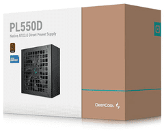 DEEPCOOL PL750D napajalnik, 750W, 12V-2x6, ATX, 80 Plus Bronze, črn (R-PL750D-FC0B-EU-V2)