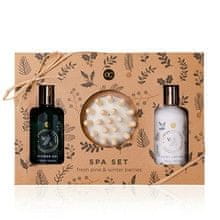 Accentra Accentra - Winter Spa Bath Set - Sada koupelové péče s masážním kartáčem 