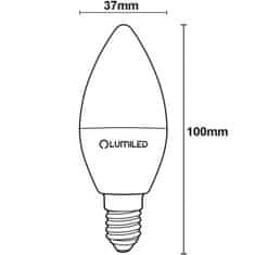 LUMILED 6x LED žarnica E14 B35 2,5W = 25W 249lm 6500K Hladno bela 180°