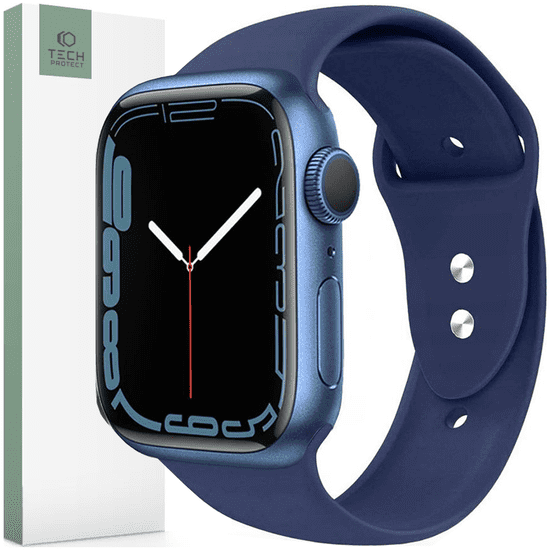 Tech-protect TECH-PROTECT ICONBAND APPLE WATCH 4 / 5 / 6 / 7 / 8 / 9 / SE / ULTRA 1 / 2 (42 / 44 / 45 / 49 MM) POLNOČNO MODRA