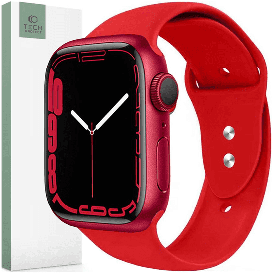 Tech-protect TECH-PROTECT ICONBAND APPLE WATCH 4 / 5 / 6 / 7 / 8 / 9 / SE / ULTRA 1 / 2 (42 / 44 / 45 / 49 MM) RDEČA