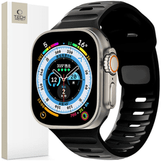 Tech-protect TECH-PROTECT ICONBAND LINE APPLE WATCH 4 / 5 / 6 / 7 / 8 / 9 / SE / ULTRA 1 / 2 (42 / 44 / 45 / 49 MM) ČRNA