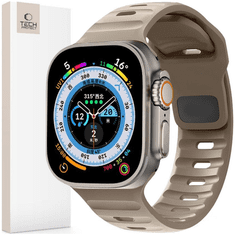 Tech-protect TECH-PROTECT ICONBAND LINE APPLE WATCH 4 / 5 / 6 / 7 / 8 / 9 / SE / ULTRA 1 / 2 (42 / 44 / 45 / 49 MM) KAŠMIR BEŽ