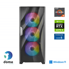 Anni Gamer Extreme namizni računalnik, R5-9600X, 32GB, SSD2TB, RTX 4070 Super, W11H (ATPII-G8-1065-W)