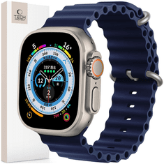 Tech-protect TECH-PROTECT ICONBAND PRO APPLE WATCH 4 / 5 / 6 / 7 / 8 / 9 / SE / ULTRA 1 / 2 (42 / 44 / 45 / 49 MM) POLNOČNO MODRA