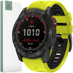 Tech-protect TECH-PROTECT ICONBAND PRO GARMIN FENIX 3 / 5X / 3HR / 5X PLUS / 6X / 6X PRO / 7X LIME/ČRNA