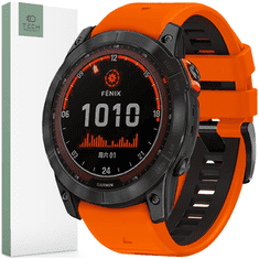 Tech-protect TECH-PROTECT ICONBAND PRO GARMIN FENIX 3 / 5X / 3HR / 5X PLUS / 6X / 6X PRO / 7X ORANŽNA/ČRNA