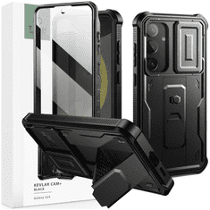 Tech-protect TECH-PROTECT KEVLAR CAM+ GALAXY A35 5G ČRN