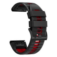 Tech-protect TECH-PROTECT ICONBAND PRO GARMIN FENIX 3 / 5X / 3HR / 5X PLUS / 6X / 6X PRO / 7X ČRNA/RDEČA